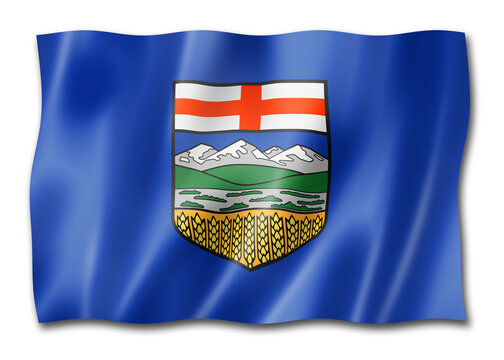 Alberta province flag, Canada