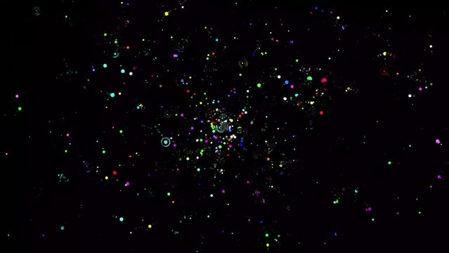 abstract colorful technology  animation backgraound