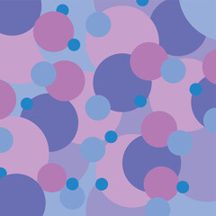 Polka dots colorful pattern background. Vector illustration.