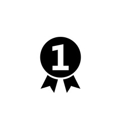 Number one badge icon