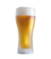 glass of beer isolated on transparent background - 550063766