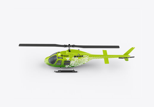Helicopter Mockup