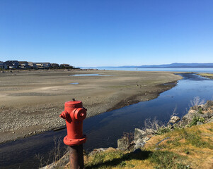 French Creek Harbour in Parksville on the East Coast of Vancouver Island, British Columbia, Canada