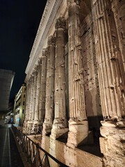 columns of ancient building
