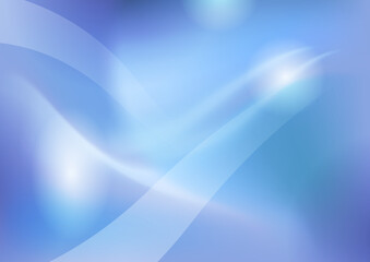 Abstract blue background with wave curve line shapes.