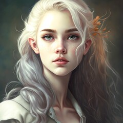 Fototapeta premium Woman elf