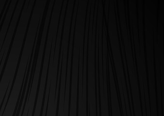Abstract wave curve vector line in black background. Modern wavy line pattern (wave curves). Premium stripe texture for banner, business background. Shiny luxury vector template