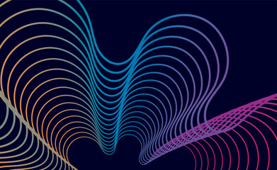 Illusion stripes, background color stripe optical abstract design. Background from lines and waves.