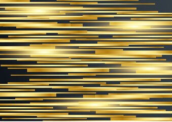 Abstract black and gold design background