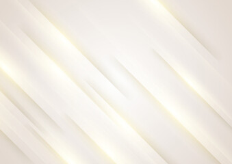 Obraz premium Abstract luxury gold background with line, wave, and shiny curve lines. Vector illustration