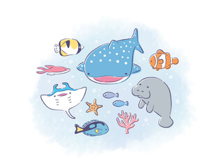 海の生き物