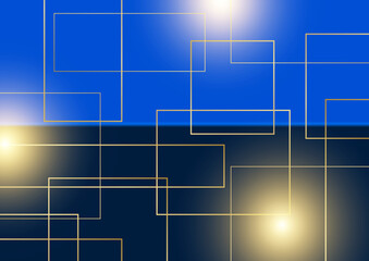 blue and gold background