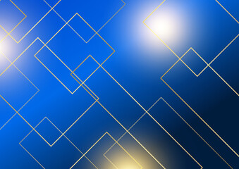 blue and gold background