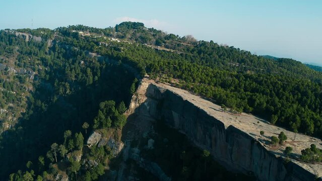 Aerial view of mountains at Panjpeer rocks Pakistan