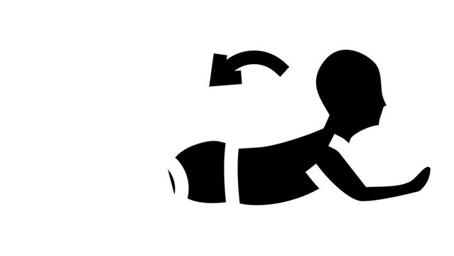 tonic labyrinthine reflex glyph icon animation