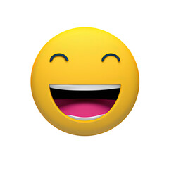 Fototapeta premium Emoji 3D Happy