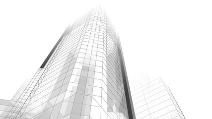 Fototapeta premium city skyscrapers