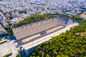 Panathenaic stadium in Athens, Greece (hosted the first modern Olympic Games in 1896), also known as Kalimarmaro © gatsi
