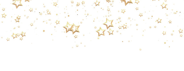 stars background, sparkle lights confetti falling. magic shining Flying christmas stars on night
