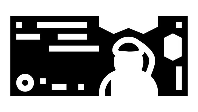 omani rial omr glyph icon animation