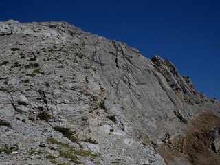 Belmore Browne Peak at the front range of the Canadian Rockies