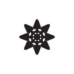 Snow icon. Simple style Christmas holiday poster background symbol. Snow brand logo design element. T-shirt printing. Vector for sticker.