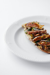 sandwich with vegetables and grilled cheese