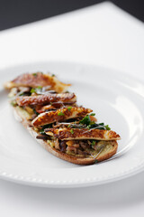 sandwich with vegetables and grilled cheese