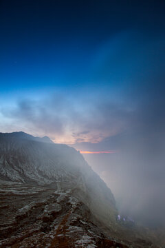 Kawah Ijen volcano, Banyuwangi, Java, Indonesia