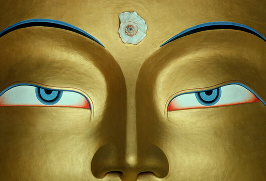 Statue of Buddha, India.