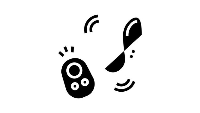 masturbation sex toy glyph icon animation