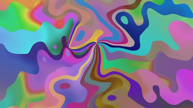 New colorful twirl shape liquid background