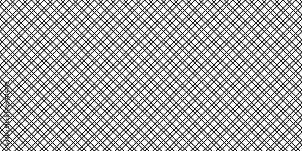 Poster Diagonal grid of squares. Print and stylish interior design. Seamless vector decor pattern.