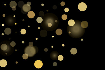 Gold glitter confetti, great design for any purpose. Party decor.