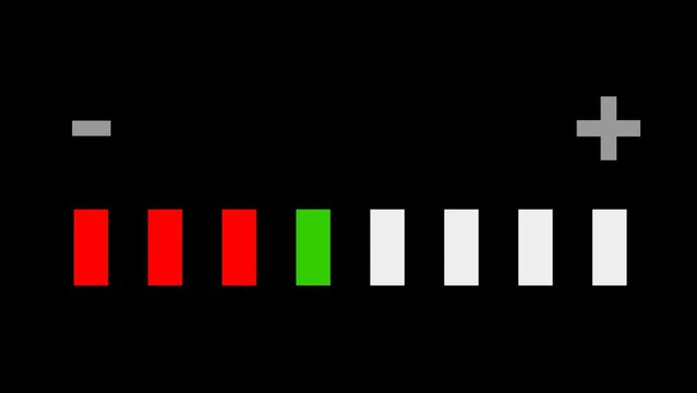 maximum and minimum volume icon animation, on a transparent background with alpha channel at zero