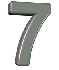 3d number 7
