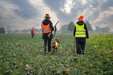 Wolkenschauspiel bei einer Jagd.