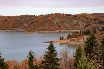 lake in the mountains