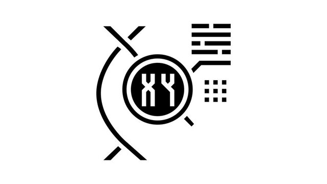 fanconi anemia glyph icon animation