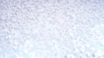 stylish white creative abstract low poly background. Abstract waves on glossy surface. Simple minimalistic geometric bg.