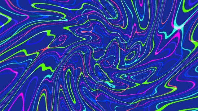Swirl seamless line liquid motion