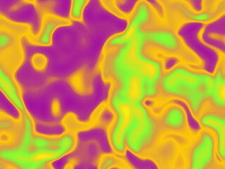 Yellow violet plasma, cells, abstract background with circles