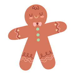 christmas gingerbread icon
