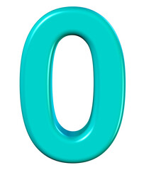 3d number 0