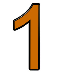 3d number 1