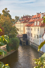 Fototapeta na wymiar Grand Prior's Watermill in Prague, Czech Republic.