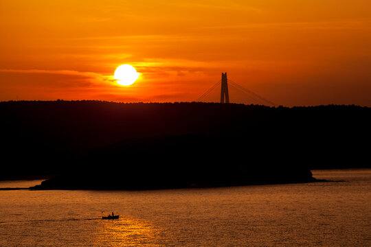 Sunset Over Yavuz Sultan Selim Bridge