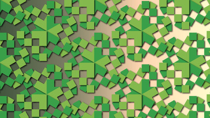 Vegetables palette colored geometrical shape pattern background with decorative ornamental bright illustrations / Desktop, wallpaper, texture, decoration