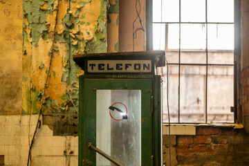 Old epic legendary historic brick abandoned power plant in Silesia, Poland