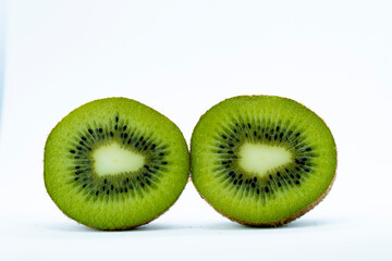 Fototapeta premium Kiwi isolated in white background.